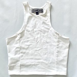GROCERIES APPAREL White Crop Top